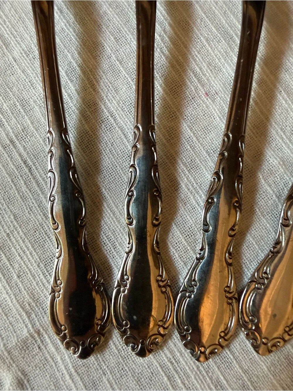 Vtg Oneida Northland Set of 8 Soup Spoons 7” Stainless Flatware Silverware Japan